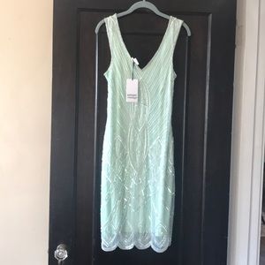 mint green flapper dress